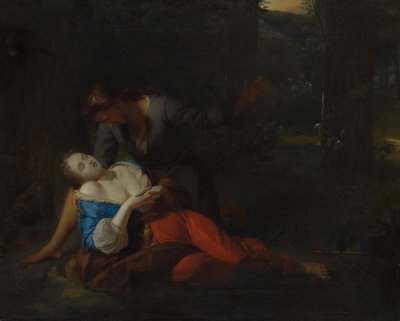 Cephalus和Procris，大概是1680年代。 作者 戈弗里德·沙尔肯