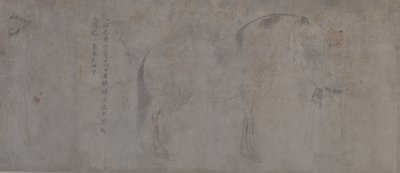 五进贡马详图（水墨设色纸本） 作者 李功林