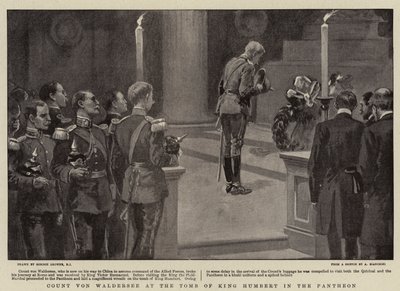 在万神殿的亨伯特国王墓中统计冯·瓦尔德西 作者 Gordon Frederick Browne