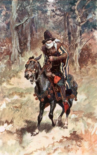 Ghysbrecht Van Swieten坐在他的骡子上 作者 戈登·弗雷德里克·布朗