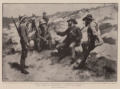 Mafeking的围攻，周日的休战 作者 Gordon Frederick Browne