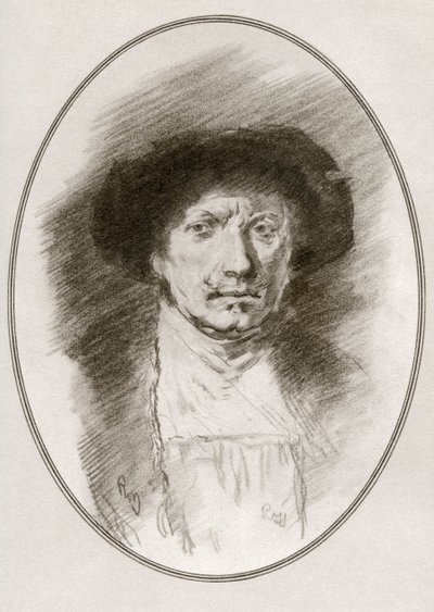 伦勃朗·哈门松·范·莱恩 (Rembrandt Harmenszoon van Rijn)，摘自《伟大画家的传记》 作者 戈登·罗斯
