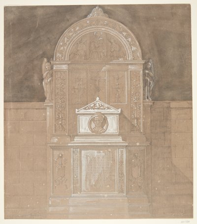 男爵 C. F. von Rumohr 的墓碑F. von Rumohr 1845 作者 戈特弗里德·森珀