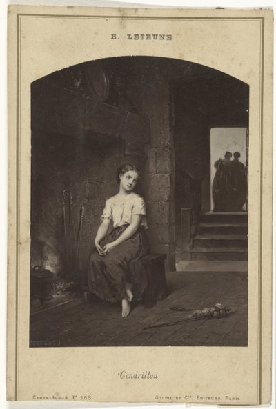 欧仁-约瑟夫-勒让一幅灰姑娘画作的摄影再现
仙德瑞隆（标题在实物上） 作者 尤金·约瑟夫·勒吉恩