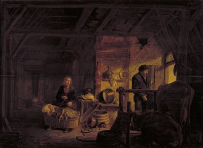 别墅内部 作者 Govert Dircksz。坎普森
