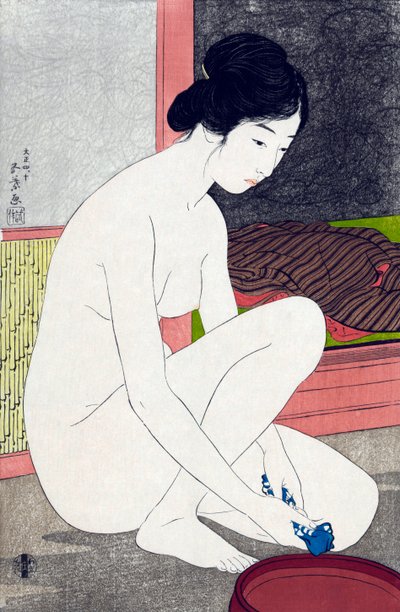 桥口悟阳的《浴后女人》。 作者 桥口吾代