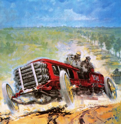 1903 年巴黎至马德里汽车赛 作者 格雷厄姆·科顿