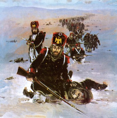 1812 年法国从莫斯科撤退 作者 格雷厄姆·科顿