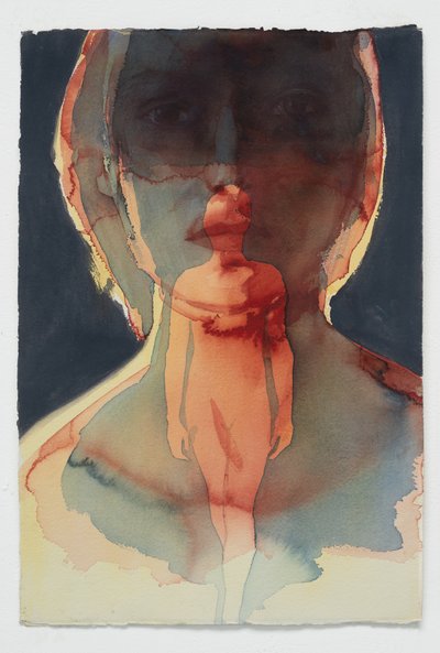 出现》，2015 年（拱门上的水彩画） 作者 