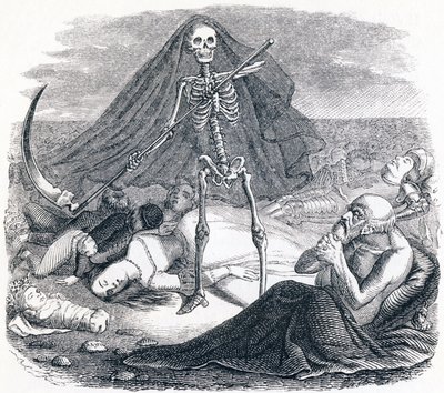 死亡与垂死（Le mort et le mourrant）--拉封丹的寓言故事 作者 格兰维尔