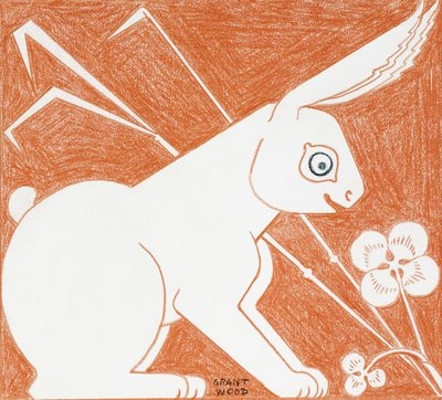 兔子， 作者 格兰特·伍德