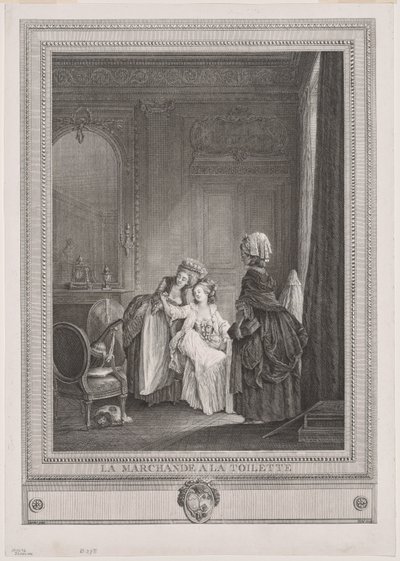梳妆室里的女工》（La Marchande à la Toilette） 作者 杰拉德·维达尔