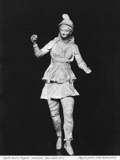 Attis dance，希腊化时期，公元前2世纪下半叶，来自Myrina（兵马俑） 作者 希腊文