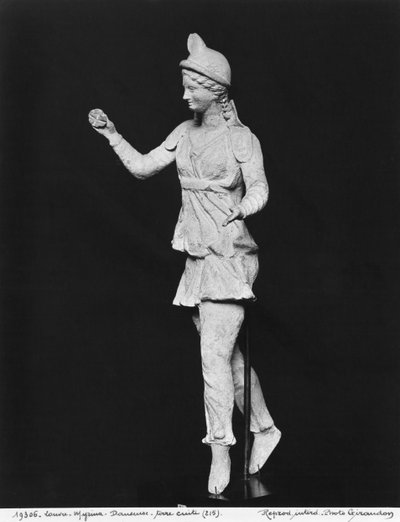 Attis dance，希腊化时期，公元前2世纪下半叶，来自Myrina（兵马俑） 作者 希腊文