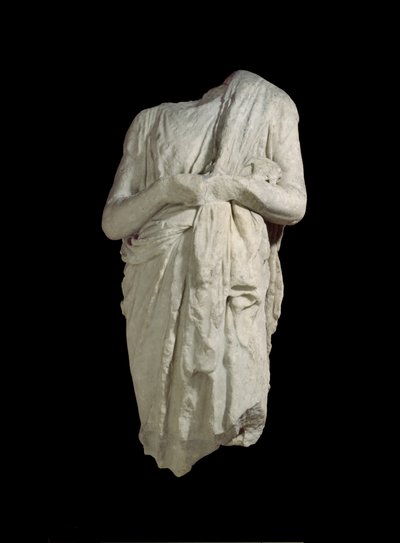 躯干，阿伦德尔荷马（大理石） 作者 Greek