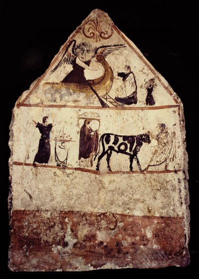 Gaudo Necropolis，Lucanian壁画坟茔绘画公元前340年 作者 希腊学派