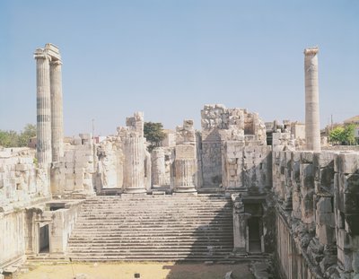阿波罗神庙的大楼梯，c.336 BC 作者 希腊学派