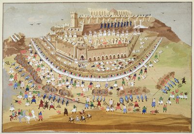 1827年的雅典围城，来自希腊独立战争的绘画史 作者 希腊学派
