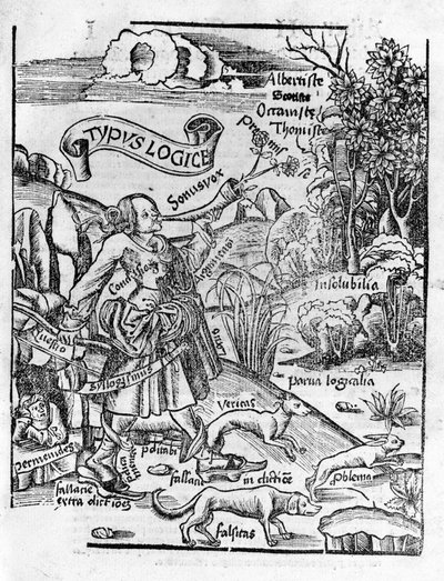 文科：逻辑 - 在 Gregor Reisch（1467-1525）的“玛格丽塔哲学”中。 贝耶 作者 格里戈里斯
