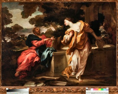 基督和撒玛利亚妇人在雅各布井上的画作 Gregorio de Ferrari（1647-1726），Genes，Musei di Strada Nuova（inv n PR 375） 作者 格雷戈里奥·德法拉利