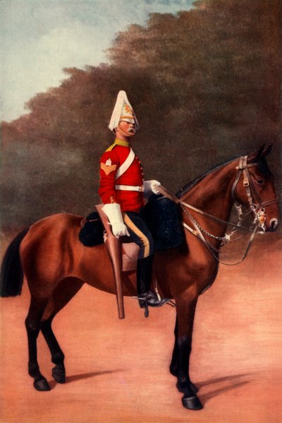 英尼斯基林骑兵队的中士》，1900年。 作者 格里高利公司