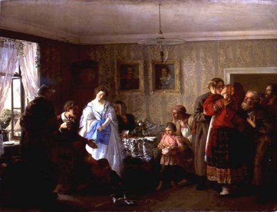 祝贺地主家的新婚夫妇 作者 格里哥里（Grigori Grigorievich Mjasoedov）