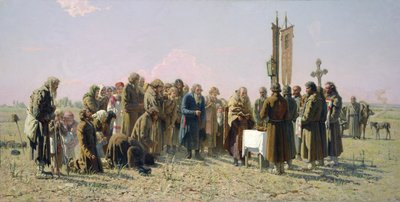 干旱期间的祈祷 作者 格里哥里（Grigori Grigorievich Mjasoedov）