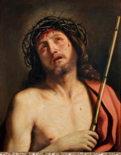 Giovanni Francesco Barbieri Guerchin dit Il Guercino (1591-1666) 1618 年在罗马附近的 Ecce Homo 绘画，Galleria Corsini 作者 格尔奇诺