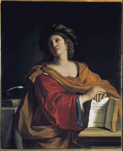 Samian Sibyl (of Samos) - 布面油画 作者 格尔奇诺