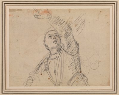 Guercino - 一名士兵，以 An.卡拉奇的《复活》，Maisons-Lafitte，RCIN 902599 作者 格尔奇诺