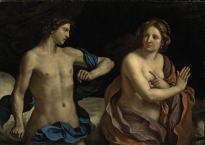 Guercino - Amnon 和 Tamar 作者 格尔奇诺
