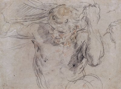 一个色情狂的吊装窗帘，以及他的左手的附属研究 作者 吉多·雷尼（Guido Reni）