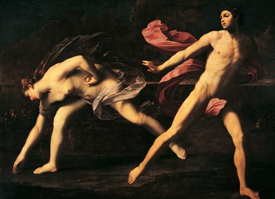 亚特兰大和希波墨涅斯，吉多·雷尼（Guido Reni，1575-1642），布面油画 作者 Guido Reni