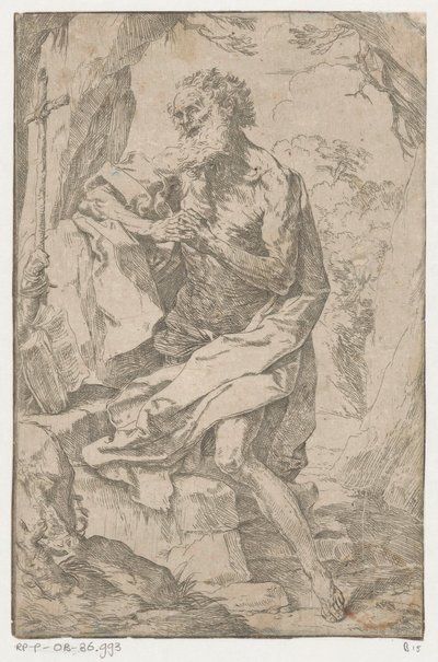 荒野中的圣杰罗姆 作者 吉多·雷尼（Guido Reni）