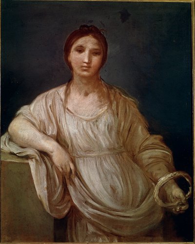 Portrait of Young girl with a crown (painting 作者 吉多·雷尼（Guido Reni）