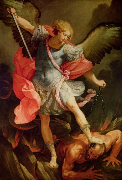 大天使米迦勒击败撒旦（布面油画 作者 吉多·雷尼（Guido Reni）