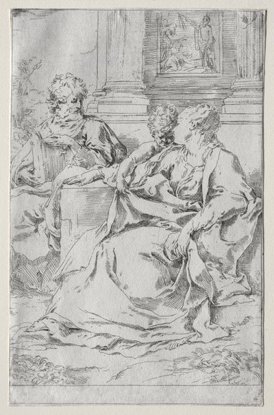 神圣家族。 作者 吉多·雷尼（Guido Reni）