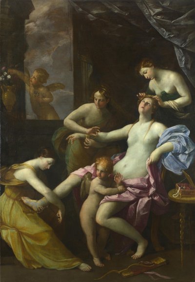 金星的厕所，约1620年至1625年。 作者 吉多·雷尼（Guido Reni）