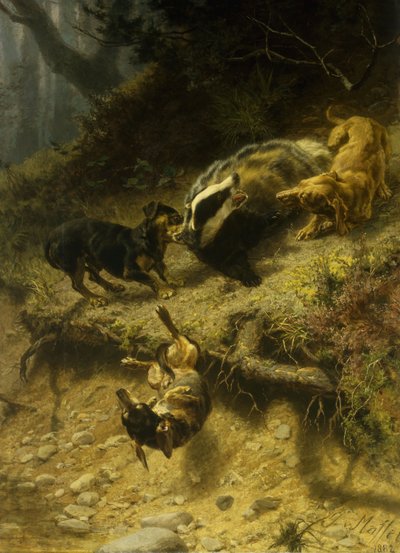 腊肠on，1882年 作者 Guido von Maffei