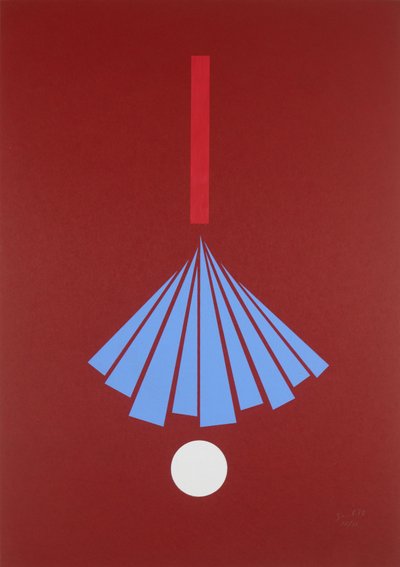 倒置的芭蕾舞女Nº1，2018（丝网版画） 作者 吉尔赫姆·庞特斯（Guilherme Pontes）