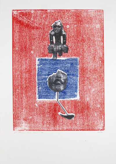 看不见的房间》，2019 年第 3 期（木刻和丝网版画） 作者 吉尔赫姆·庞特斯（Guilherme Pontes）