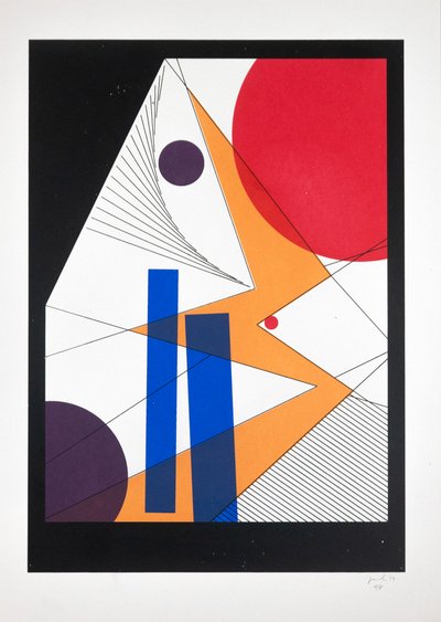 第六乐章，2019（丝网版画） 作者 吉尔赫姆·庞特斯（Guilherme Pontes）