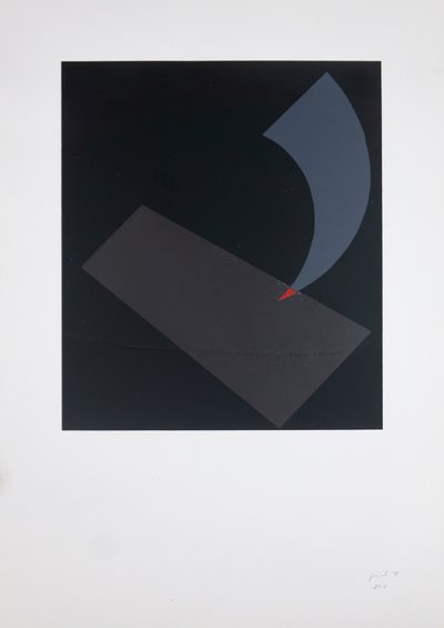丝网版画中的普罗米修斯之伤，2018（丝网版画） 作者 吉尔赫姆·庞特斯（Guilherme Pontes）