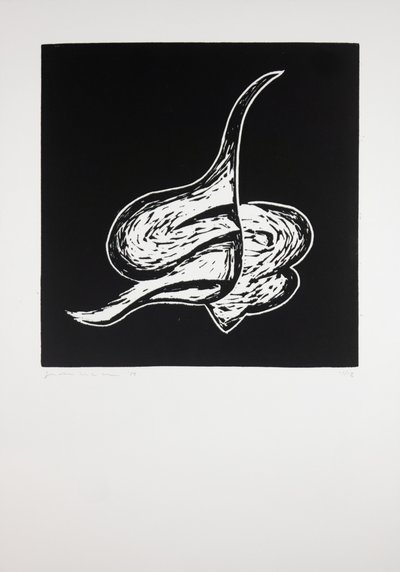 卧姿，2019（油印版画） 作者 吉尔赫姆·庞特斯（Guilherme Pontes）