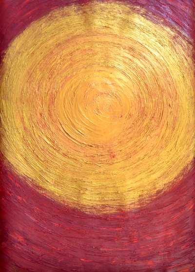 将控制装置设置在太阳的中心，2014 年（丙烯酸纸张） 作者 吉尔赫姆·庞特斯（Guilherme Pontes）