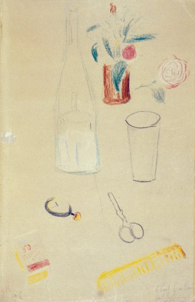 静物，c1900。 作者 纪尧姆·阿波利奈尔