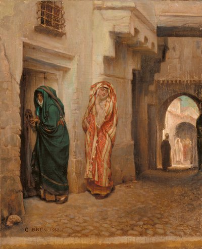 秘密聚会（1863） 作者 纪尧姆·查尔斯·布伦