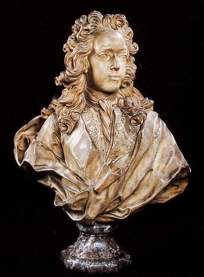 路易十五的半身像（1710-74） 作者 Guillaume I Coustou