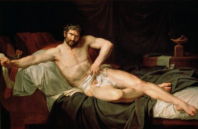 尤蒂卡，c1795的卡托。 作者 纪尧姆·莱瑟尔（Guillaume Lethiere）