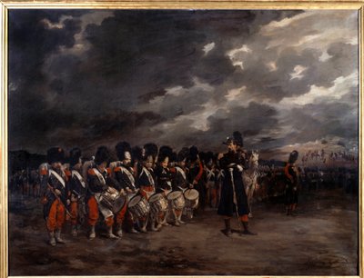 Un drums de la Garde Imperiale - Painting by Guillaume Regamey (1837-1875) 作者 纪尧姆·瑞伽美